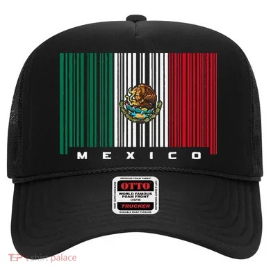 Barcode Mexico Mexican Flag Hat