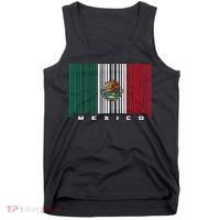 Barcode Mexico Mexican Flag Tank Top thumb 0