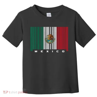 Barcode Mexico Mexican Flag Toddler T-Shirt