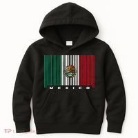 Barcode Mexico Mexican Flag Kids Hoodie thumb 0