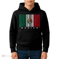 Barcode Mexico Mexican Flag Kids Hoodie thumb 4