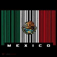 Barcode Mexico Mexican Flag Kids Long Sleeve Shirt thumb 2