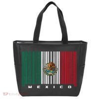Barcode Mexico Mexican Flag Tote Bag thumb 0