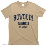 Bowdoin Maine Me Vintage Established T-Shirt thumb 0