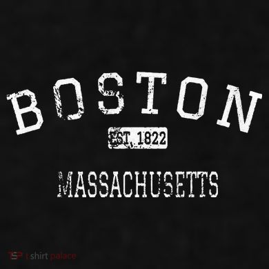 Boston Massachusetts MA Vintage Ladies PosiCharge Tri-Blend Wicking Tank