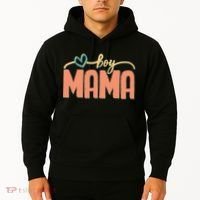 Boy Mom Ma Mama Bruh Funny Front & Back Hoodie thumb 2