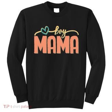 Boy Mom Ma Mama Bruh Funny Front & Back Sweatshirt