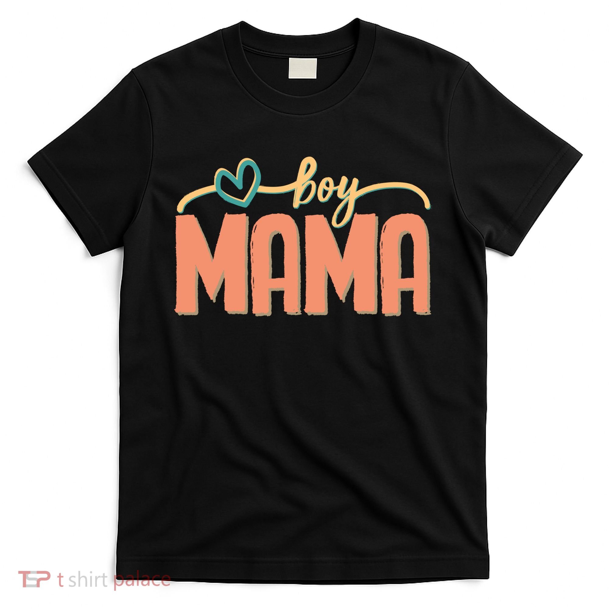 Boy Mom Ma Mama Bruh Funny Front & Back T-Shirt