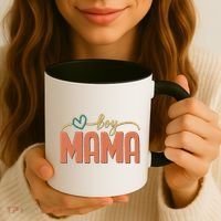 Boy Mom Ma Mama Bruh Funny Front & Back Coffee Mug thumb 3
