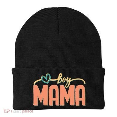 Boy Mom Ma Mama Bruh Funny Front & Back Beanie