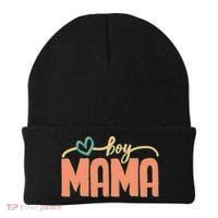 Boy Mom Ma Mama Bruh Funny Front & Back Beanie thumb 0