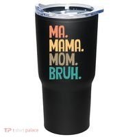 Boy Mom Ma Mama Bruh Funny Front & Back Tumbler thumb 1