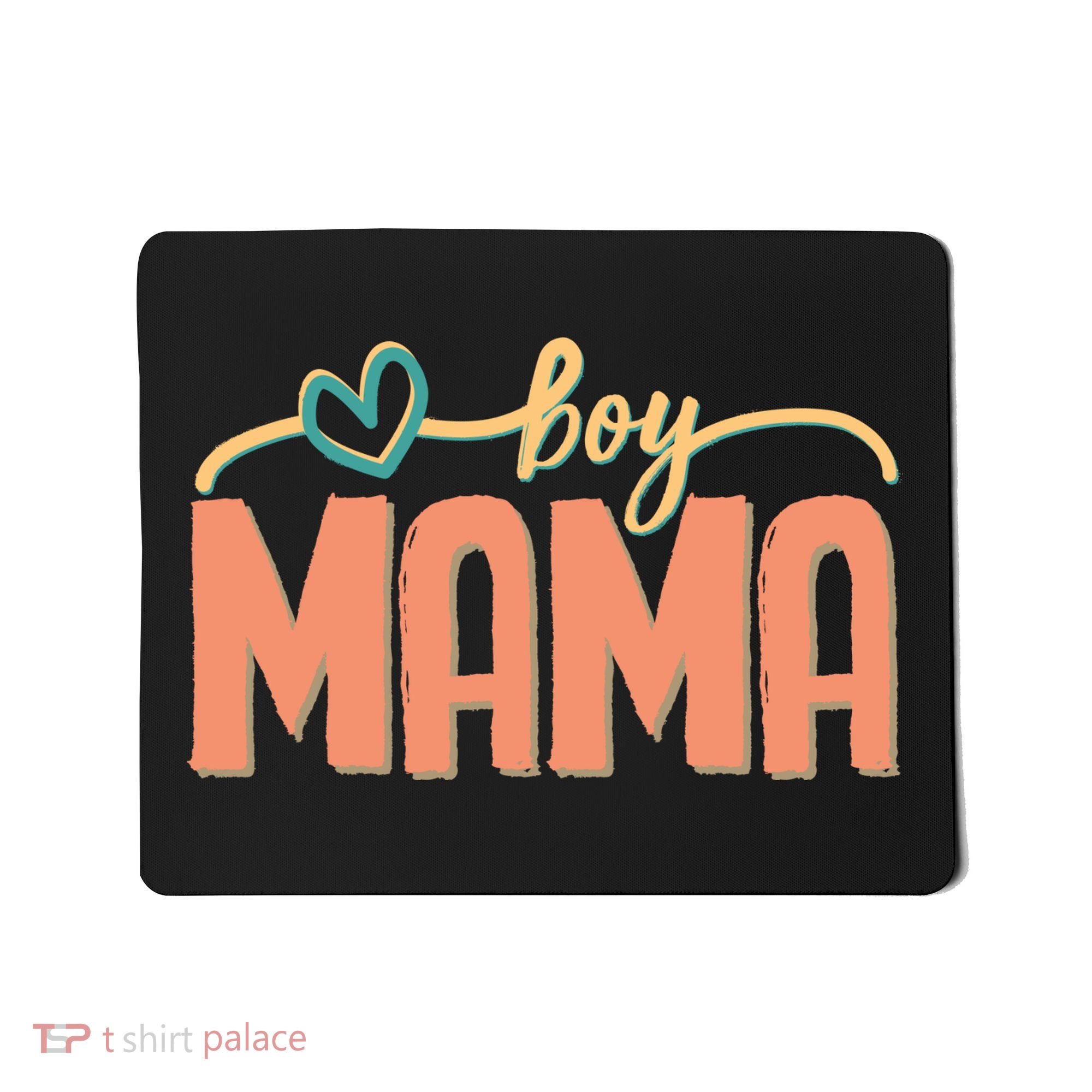 Boy Mom Ma Mama Bruh Funny Front & Back Mousepad