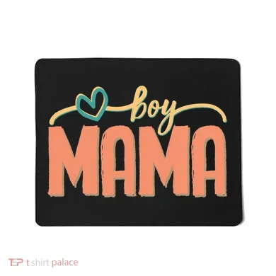 Boy Mom Ma Mama Bruh Funny Front & Back Mousepad