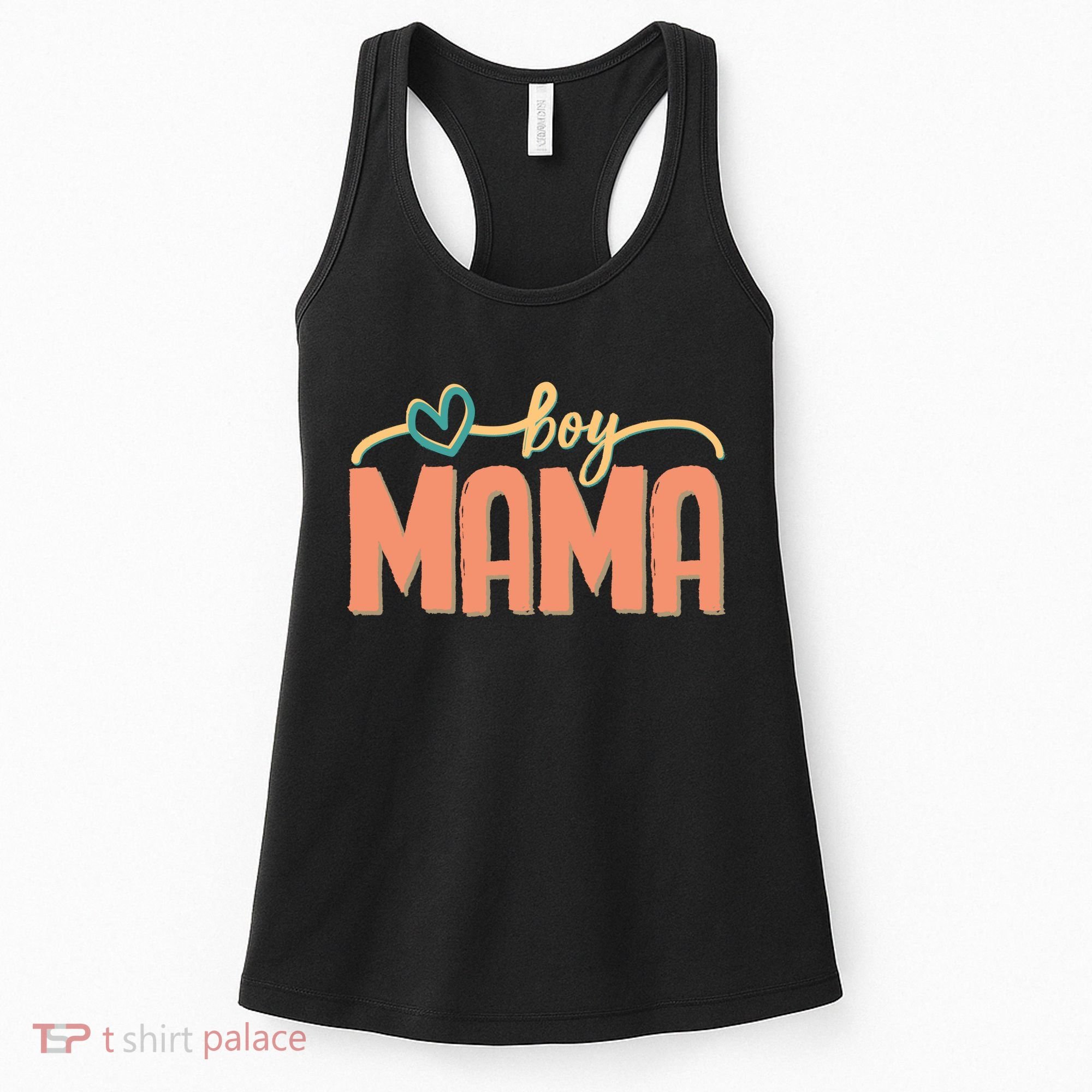 Boy Mom Ma Mama Bruh Funny Front & Back Women's Tank Top