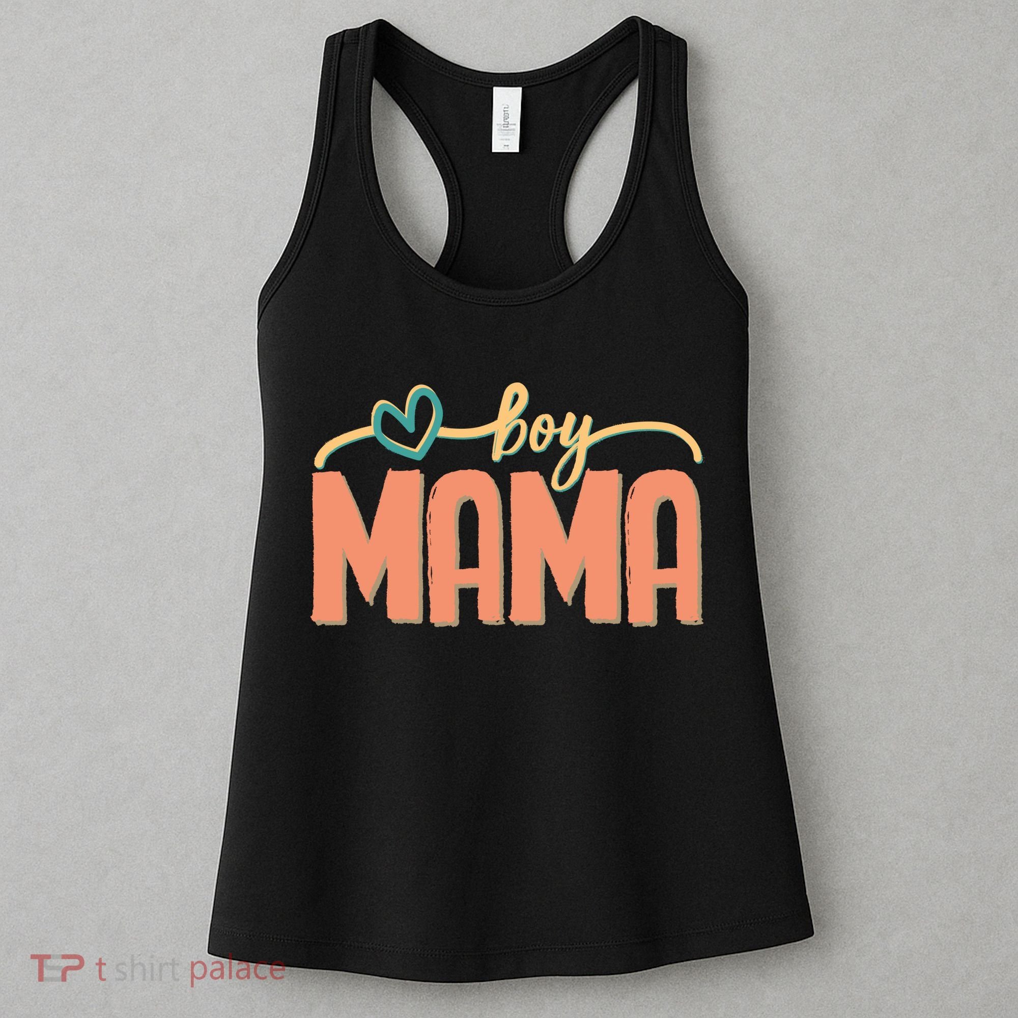 Boy Mom Ma Mama Bruh Funny Front & Back Women's Tank Top