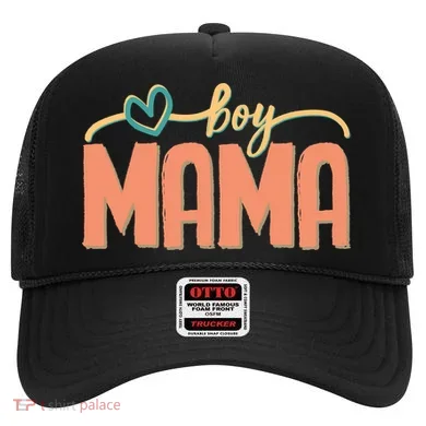 Boy Mom Ma Mama Bruh Funny Front & Back Hat