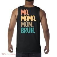 Boy Mom Ma Mama Bruh Funny Front & Back Tank Top thumb 1