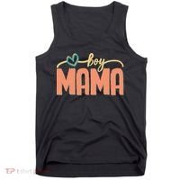 Boy Mom Ma Mama Bruh Funny Front & Back Tank Top thumb 0