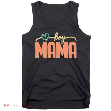 Boy Mom Ma Mama Bruh Funny Front & Back Tank Top