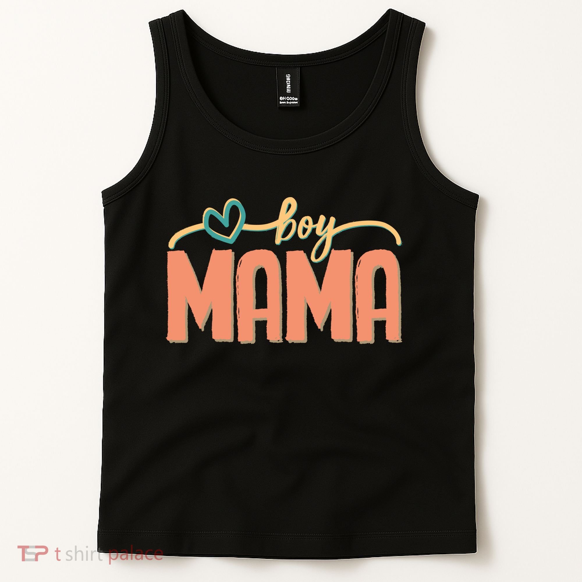 Boy Mom Ma Mama Bruh Funny Front & Back Tank Top