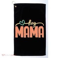 Boy Mom Ma Mama Bruh Funny Front & Back Golf Towel thumb 0