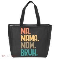 Boy Mom Ma Mama Bruh Funny Front & Back Tote Bag thumb 1