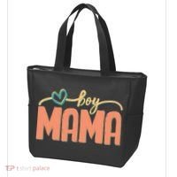 Boy Mom Ma Mama Bruh Funny Front & Back Tote Bag thumb 3
