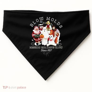 Blow Molds Make Holidays Glow Since 1957 Christmas Halloween USA-Made Doggie Bandana