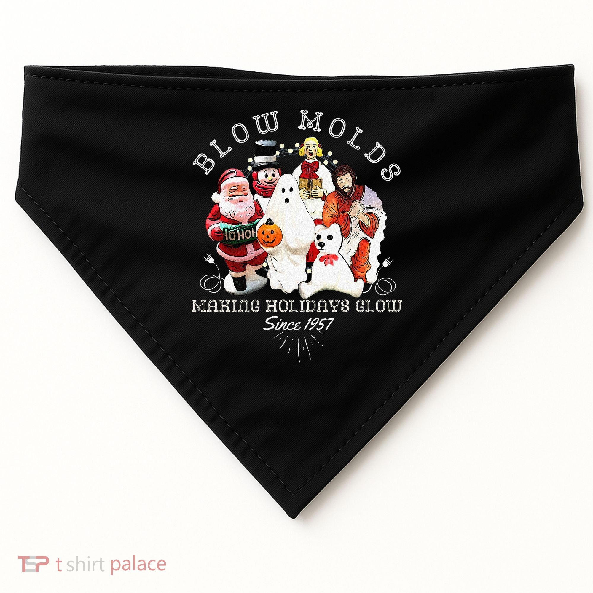 Blow Molds Make Holidays Glow Since 1957 Christmas Halloween USA-Made Doggie Bandana
