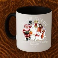Blow Molds Make Holidays Glow Since 1957 Christmas Halloween Coffee Mug thumb 2