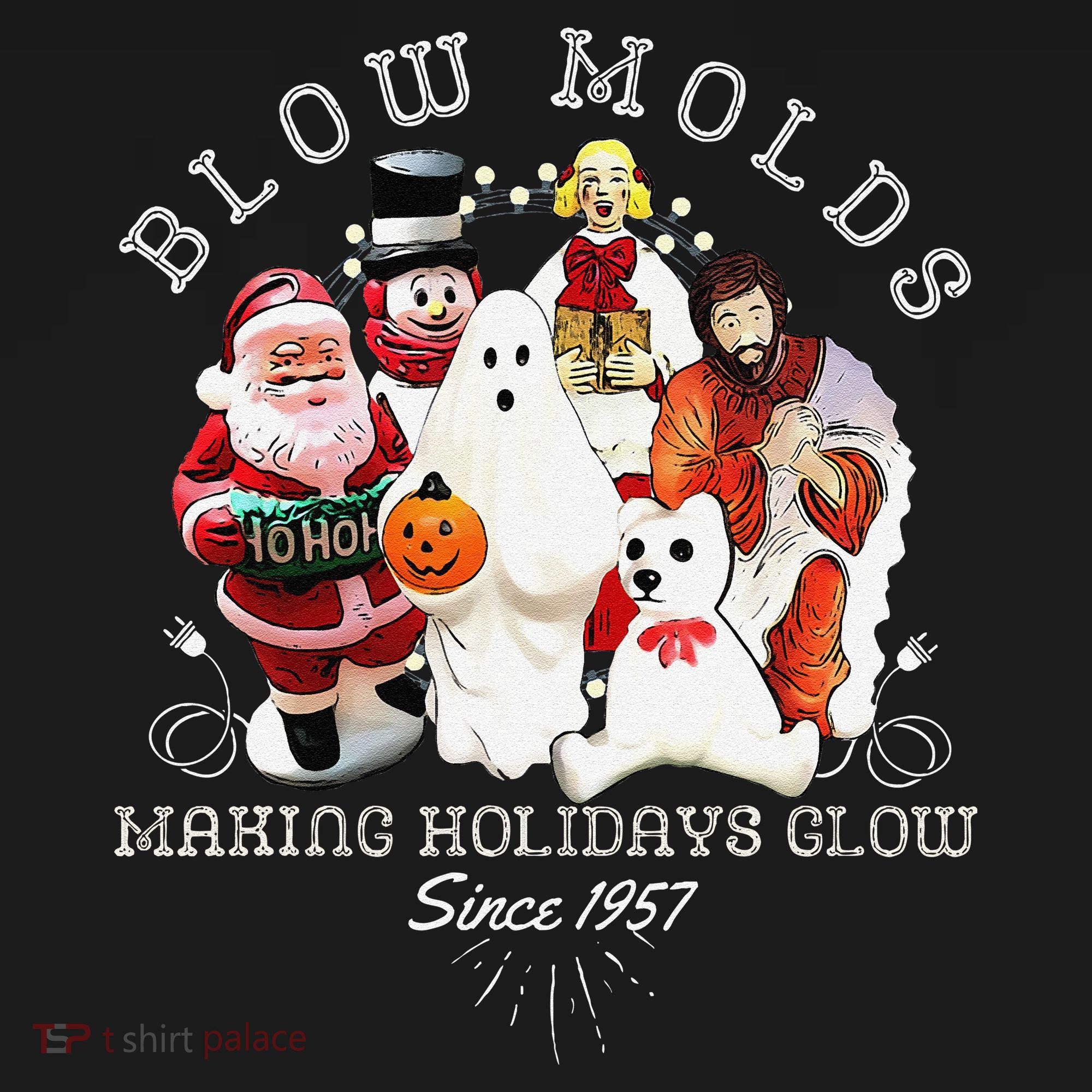 Blow Molds Make Holidays Glow Since 1957 Christmas Halloween Ornament