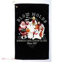 Blow Molds Make Holidays Glow Since 1957 Christmas Halloween Golf Towel thumb 0