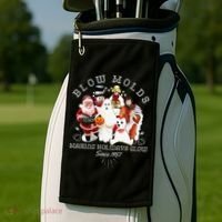 Blow Molds Make Holidays Glow Since 1957 Christmas Halloween Golf Towel thumb 2