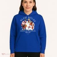 Blow Molds Make Holidays Glow Since 1957 Christmas Halloween Hoodie thumb 5