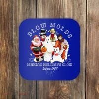Blow Molds Make Holidays Glow Since 1957 Christmas Halloween Coaster thumb 0