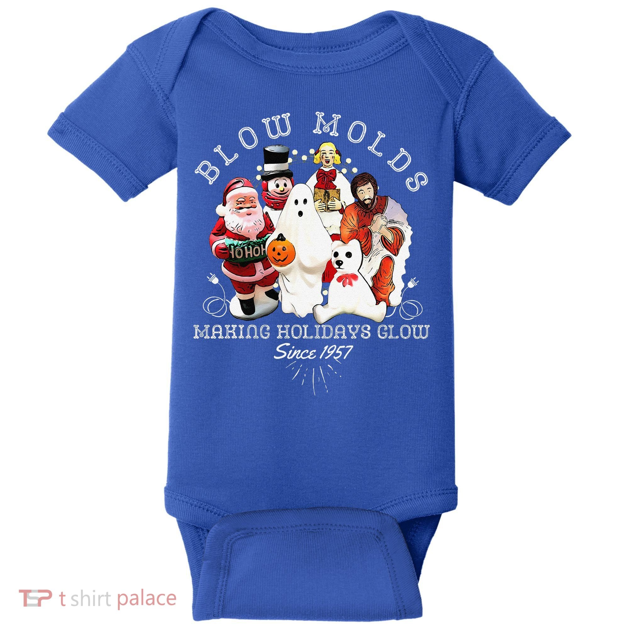 Blow Molds Make Holidays Glow Since 1957 Christmas Halloween Baby Bodysuit