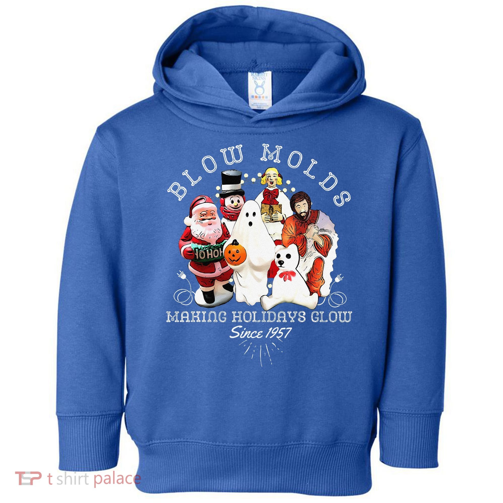 Blow Molds Make Holidays Glow Since 1957 Christmas Halloween Toddler Hoodie