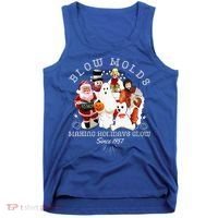 Blow Molds Make Holidays Glow Since 1957 Christmas Halloween Tank Top thumb 0