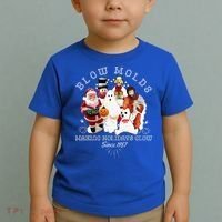 Blow Molds Make Holidays Glow Since 1957 Christmas Halloween Toddler T-Shirt thumb 2