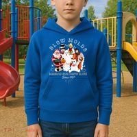 Blow Molds Make Holidays Glow Since 1957 Christmas Halloween Kids Hoodie thumb 2