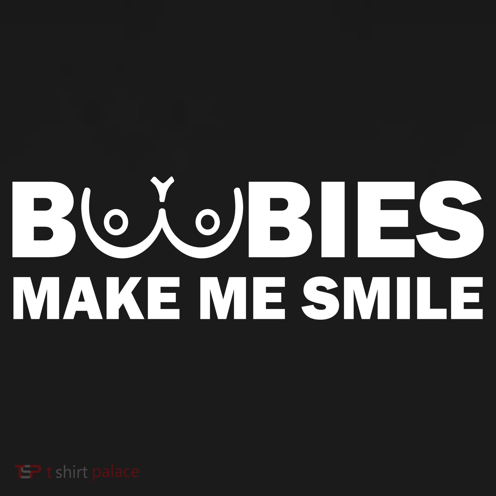 Boobies Make Me Smile Funny Adult Humor Women's Hoodie