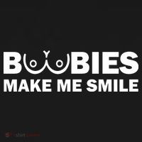 Boobies Make Me Smile Funny Adult Humor Women's Tank Top thumb 5