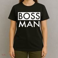 Boss Man Matching Family Couple Portrait Husband Dad T-Shirt thumb 4