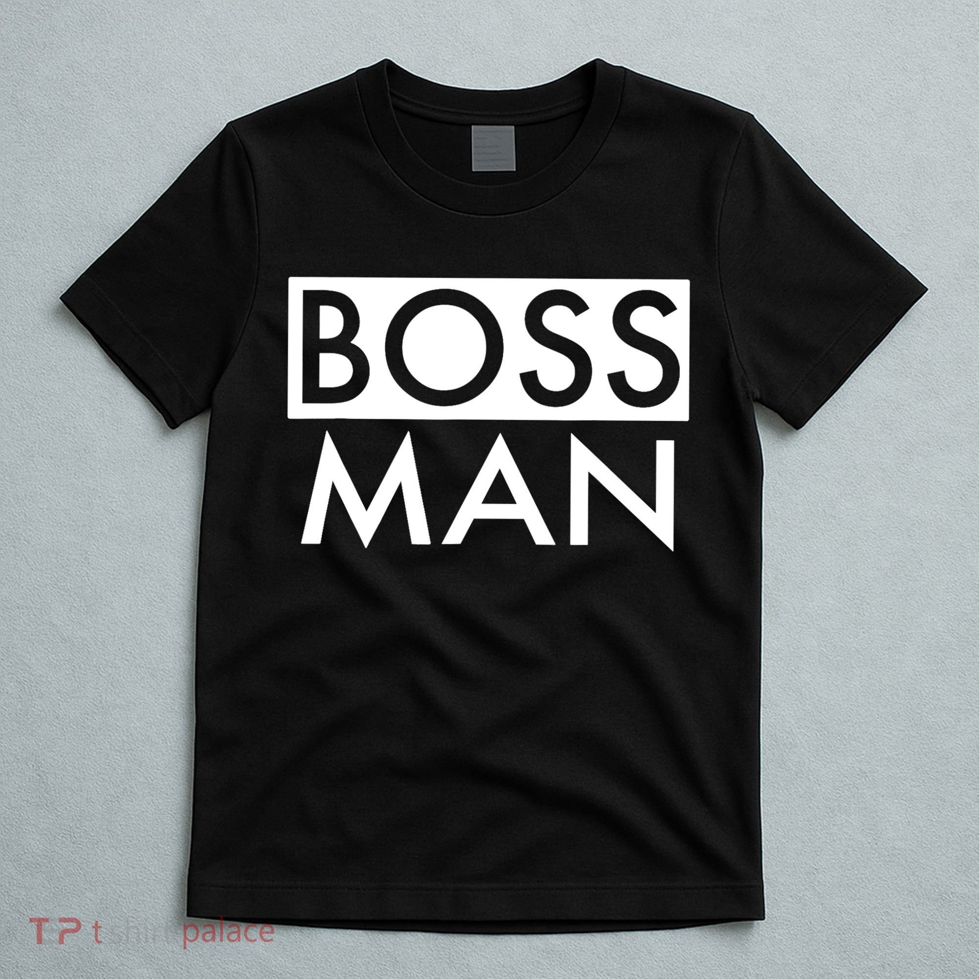 Boss Man Matching Family Couple Portrait Husband Dad T-Shirt