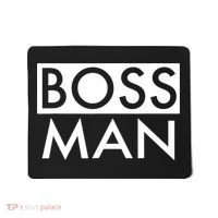 Boss Man Matching Family Couple Portrait Husband Dad Mousepad thumb 0