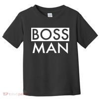 Boss Man Matching Family Couple Portrait Husband Dad Toddler T-Shirt thumb 0