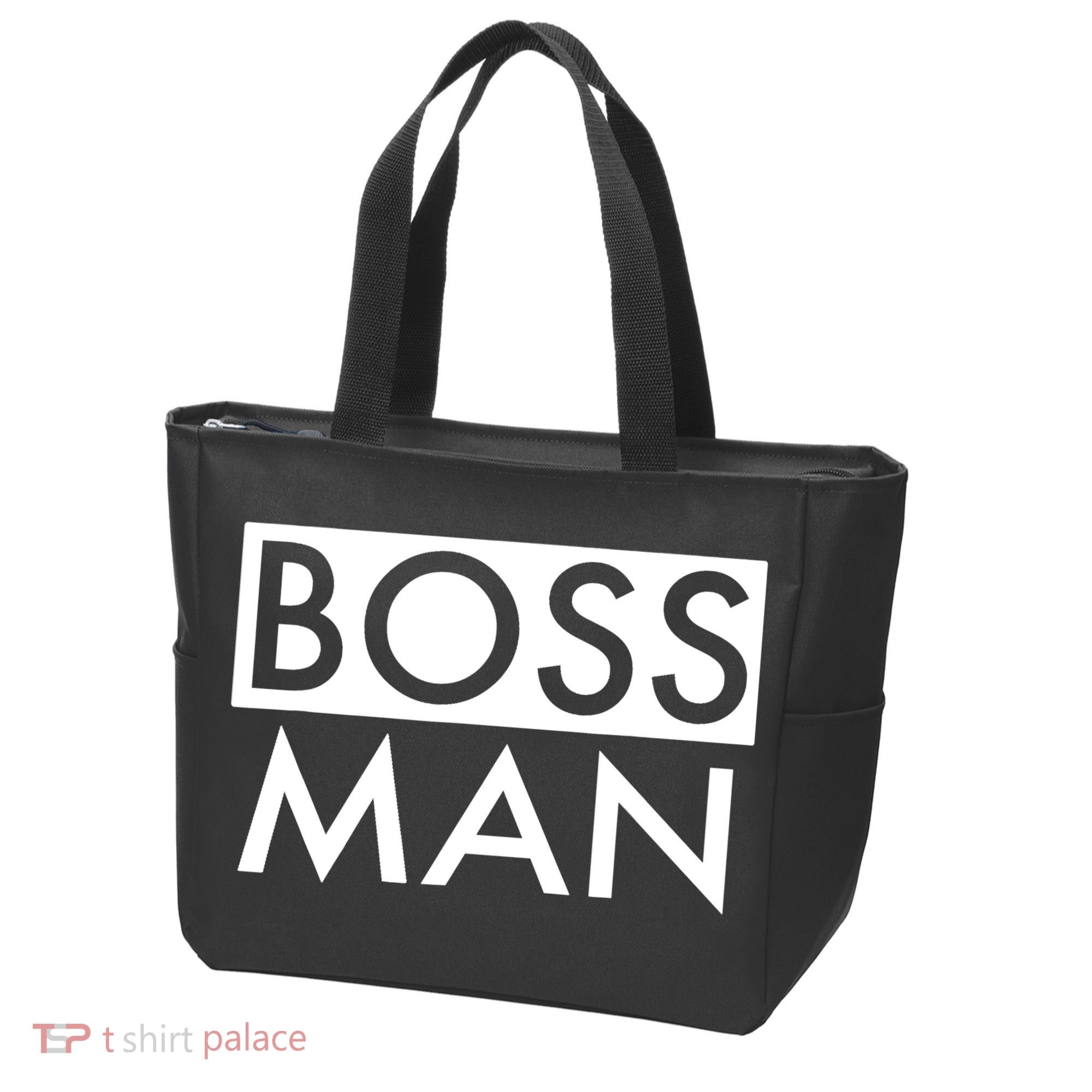 Boss Man Matching Family Couple Portrait Husband Dad Tote Bag