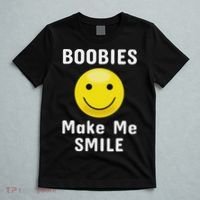 Boobies Make Me Smile Mardi Gras Funny T-Shirt thumb 5