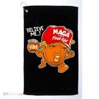 Believe Me Maga Fool Aid Funny Donald Trump Golf Towel thumb 0